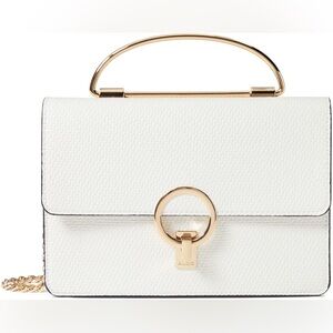 Aldo petra crossbody bag. white